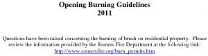 Icon of Opening Burning Guidelines
